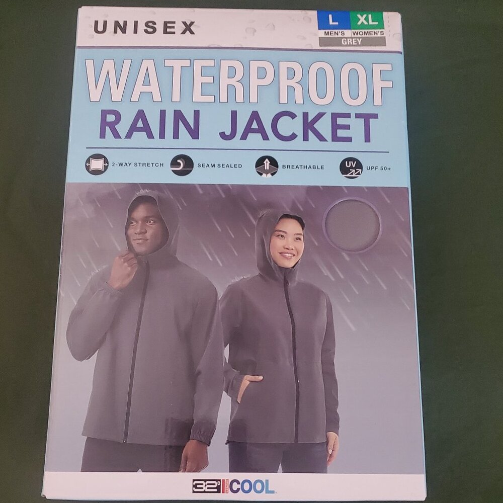 32 Degrees Unisex Rain Jacket Men’s L / Women’s XL